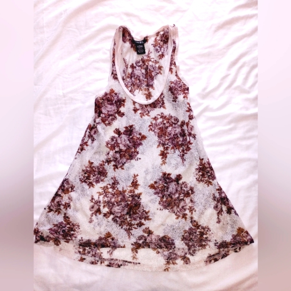 Floral tank top